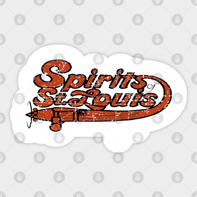 Spirits of St. Louis Sticker by DistractedGeek